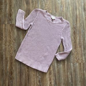 Loft Lavender Knit Sweater